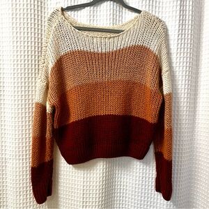 12th Tribe Multicolor Knit Sweater